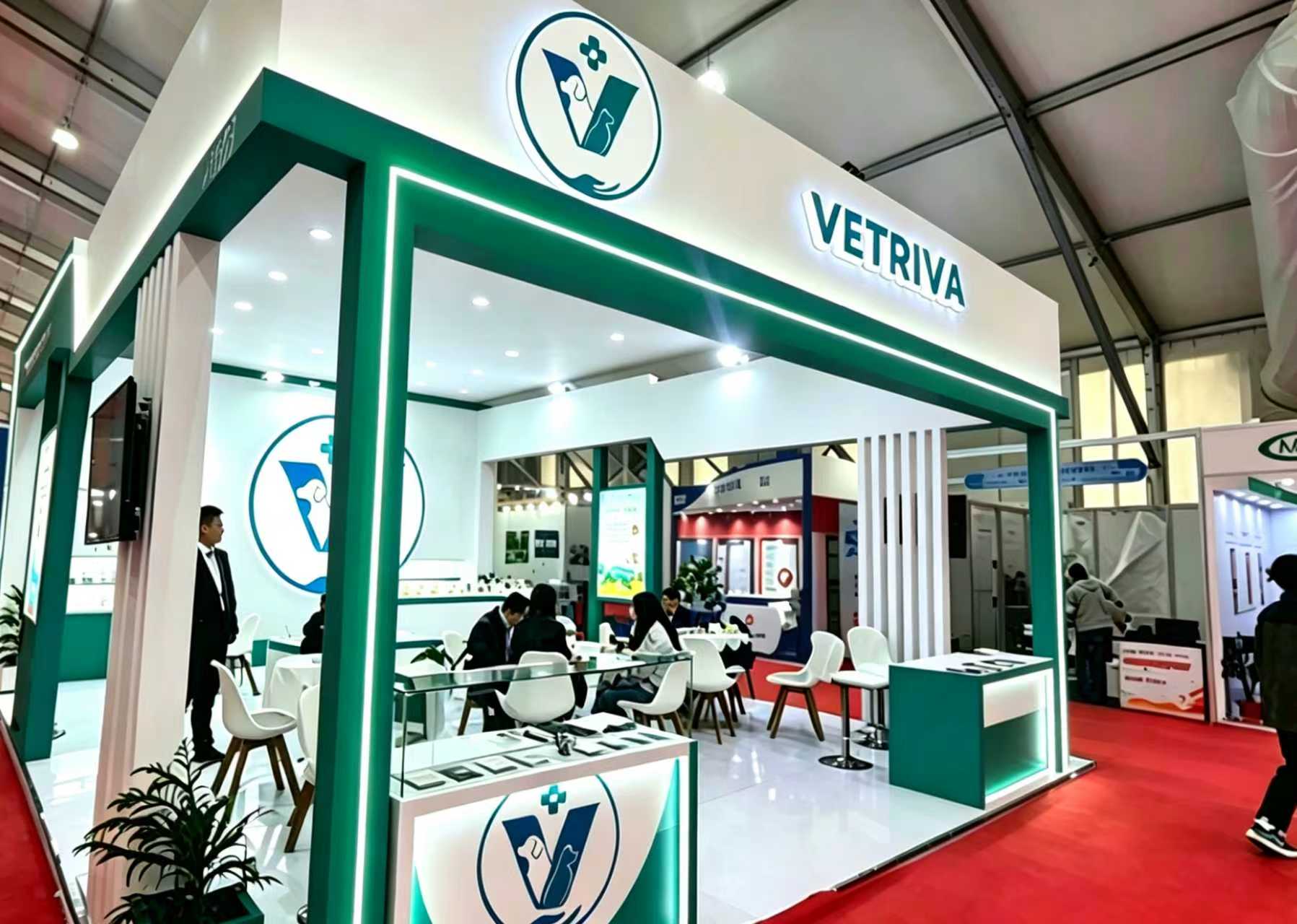 VETRIVA exhibition booth and partner space