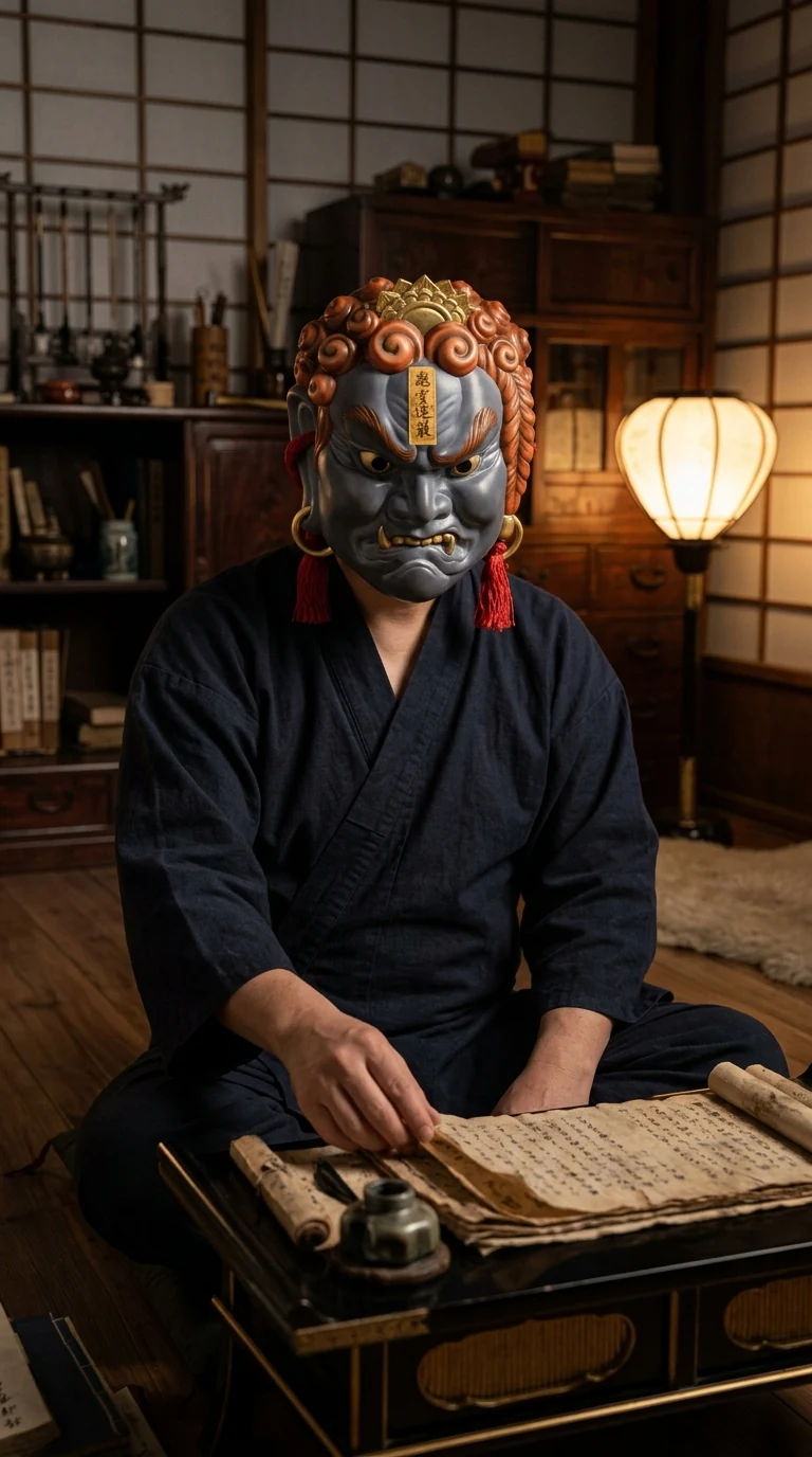 Acala Fudo Myoo Mask