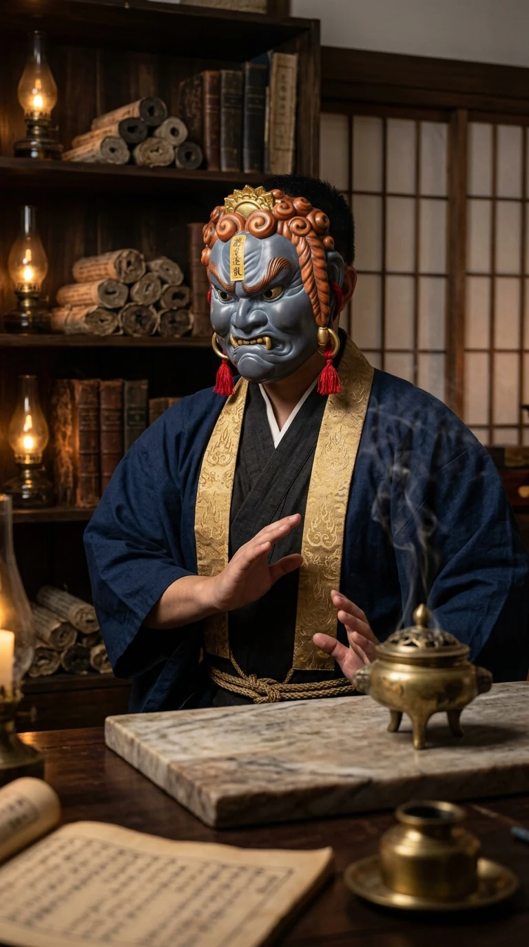 Acala — Fudo Myoo Mask
