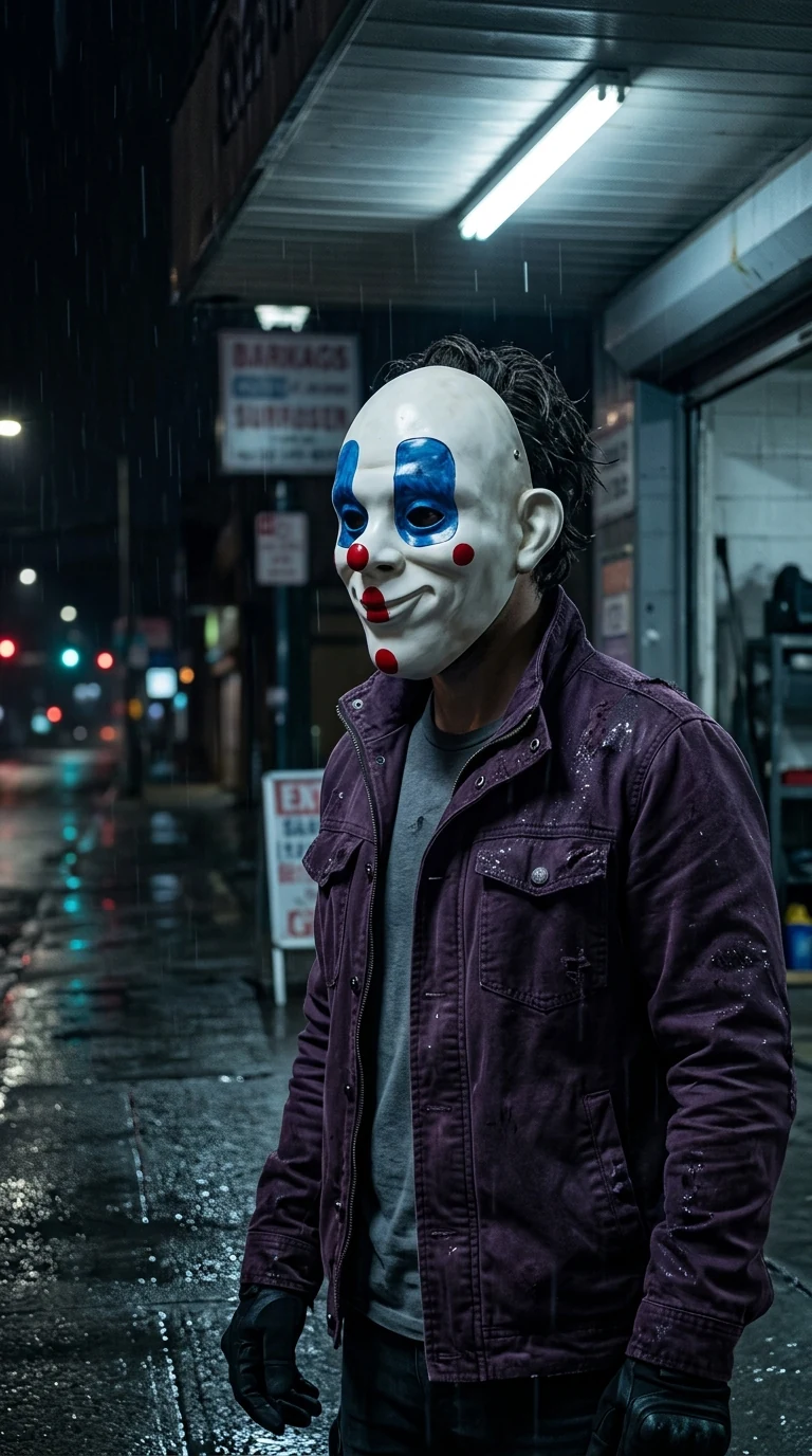 Dark Knight Joker Heist Mask