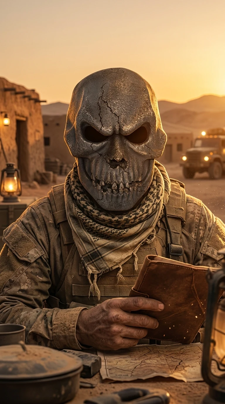Desert Legion V Jason Demon Mask