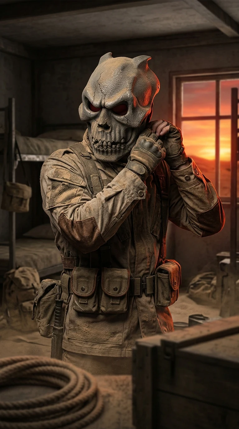 Desert Legion V Jason Demon Mask