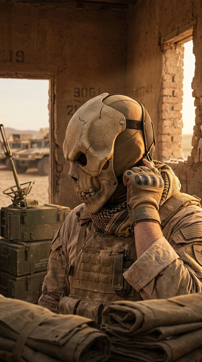 Desert Legion V Jason Demon Mask