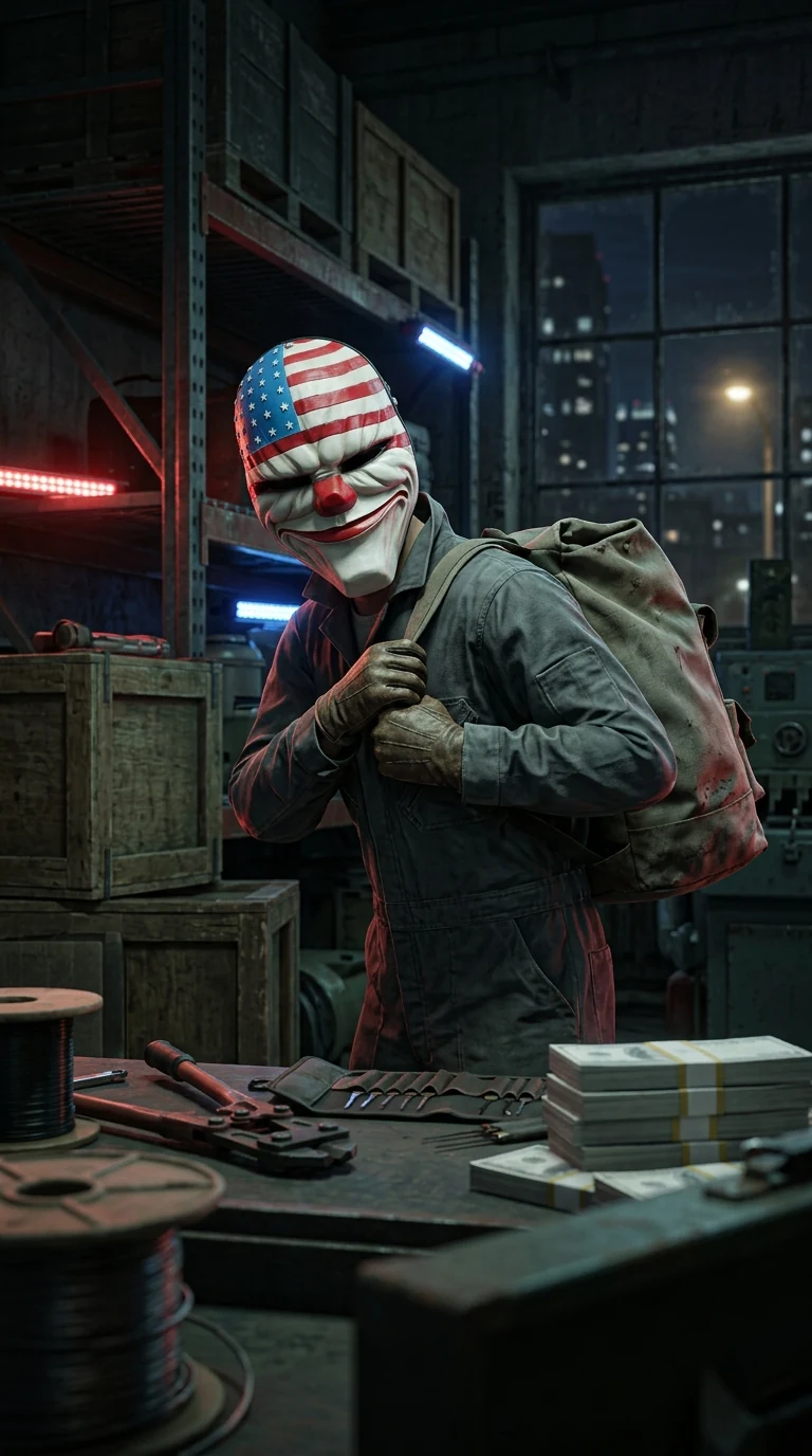 Payday 3 Flag Heist Mask