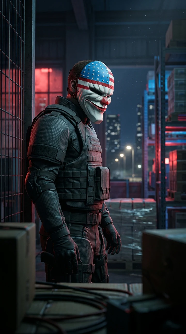 Payday 3 Flag Heist Mask