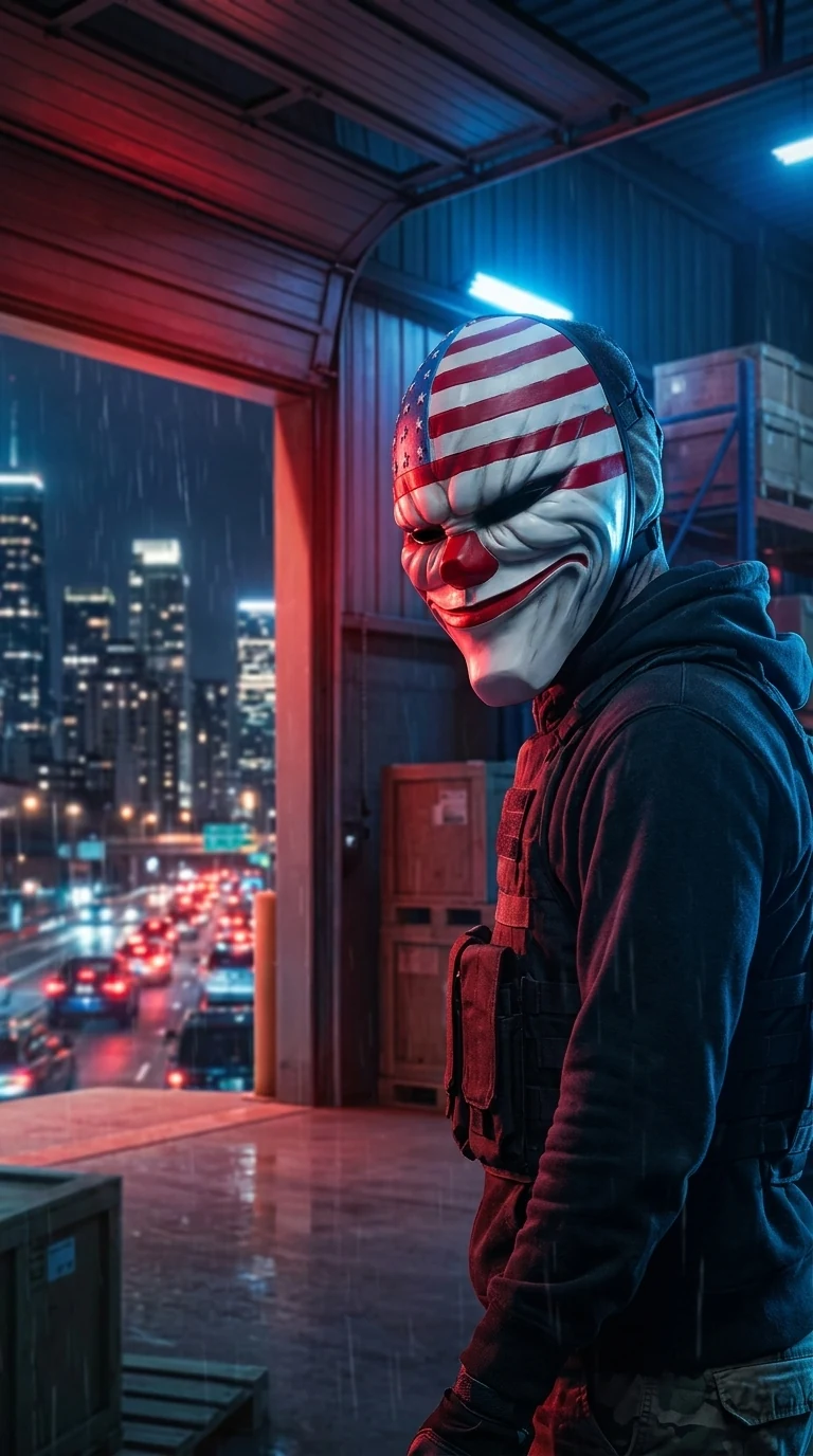 Payday 3 Flag Heist Mask