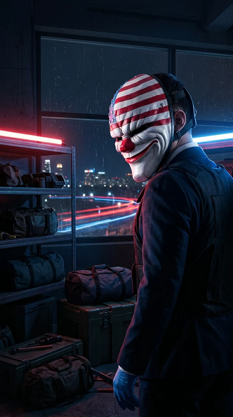 Payday 3 Flag Heist Mask