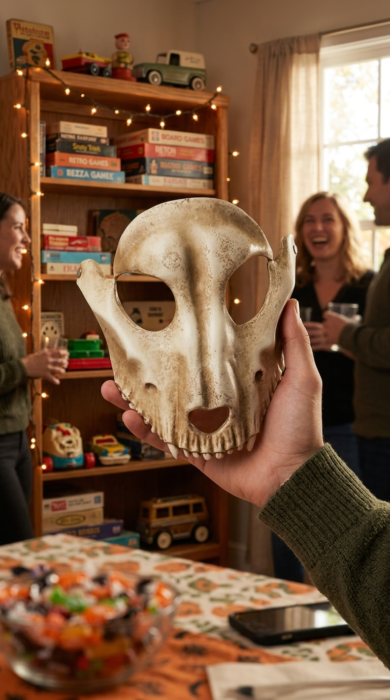 Bone Prank White Mask