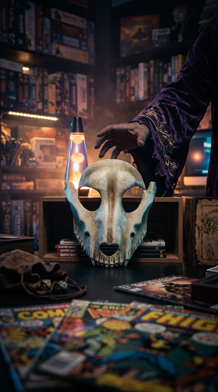 Bone Prank White Mask