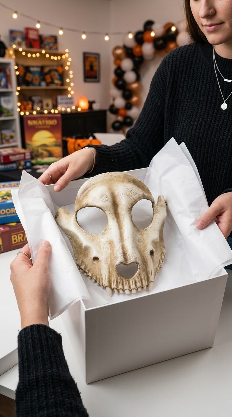 Bone Prank White Mask