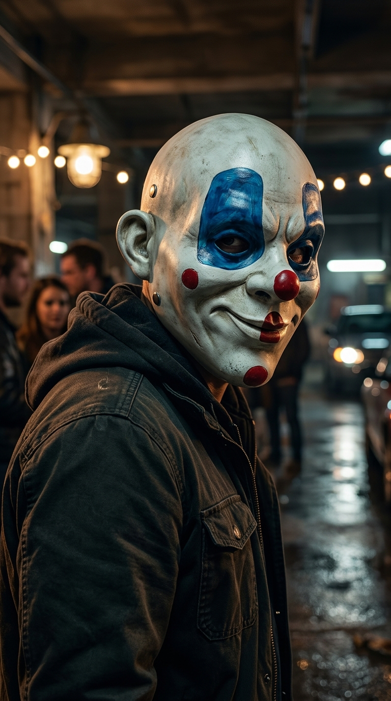 Dark Knight Joker Heist Mask