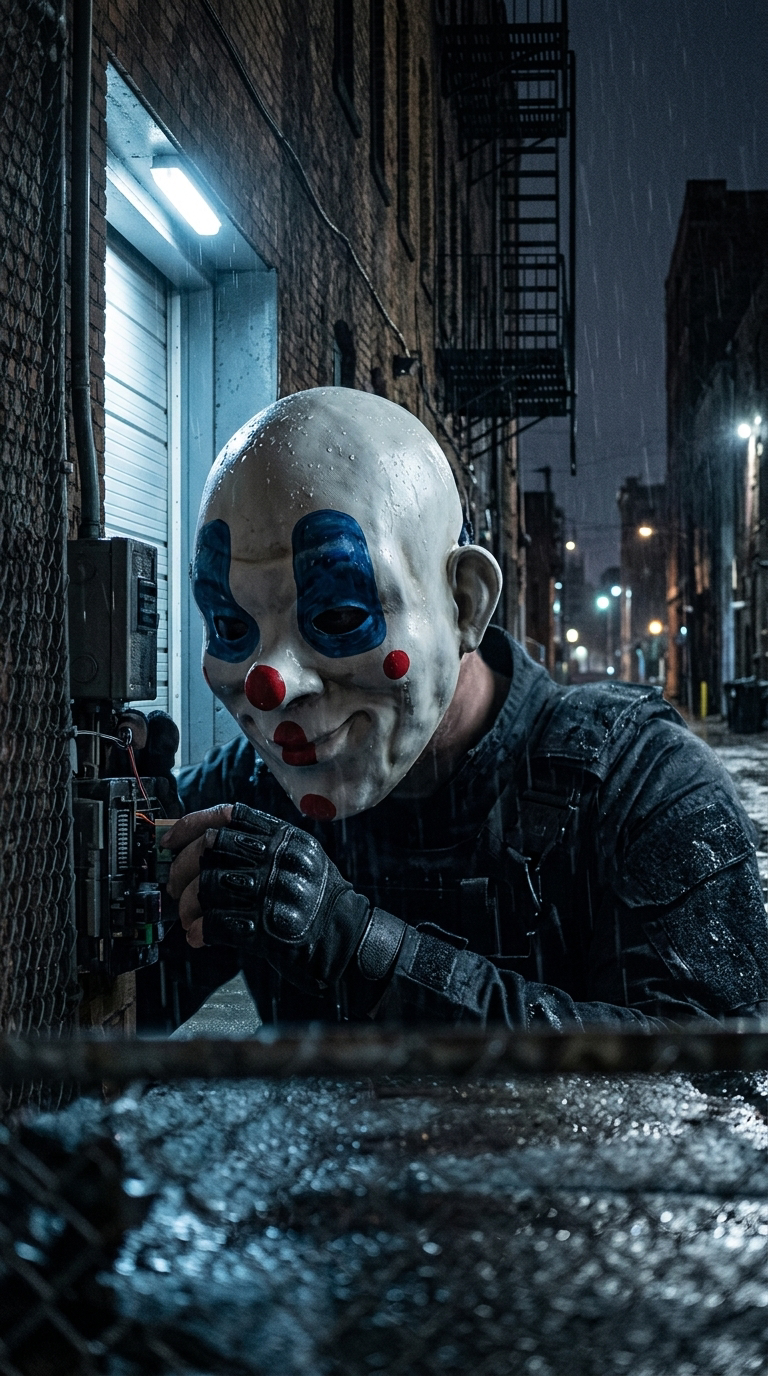 Dark Knight Joker Heist Mask