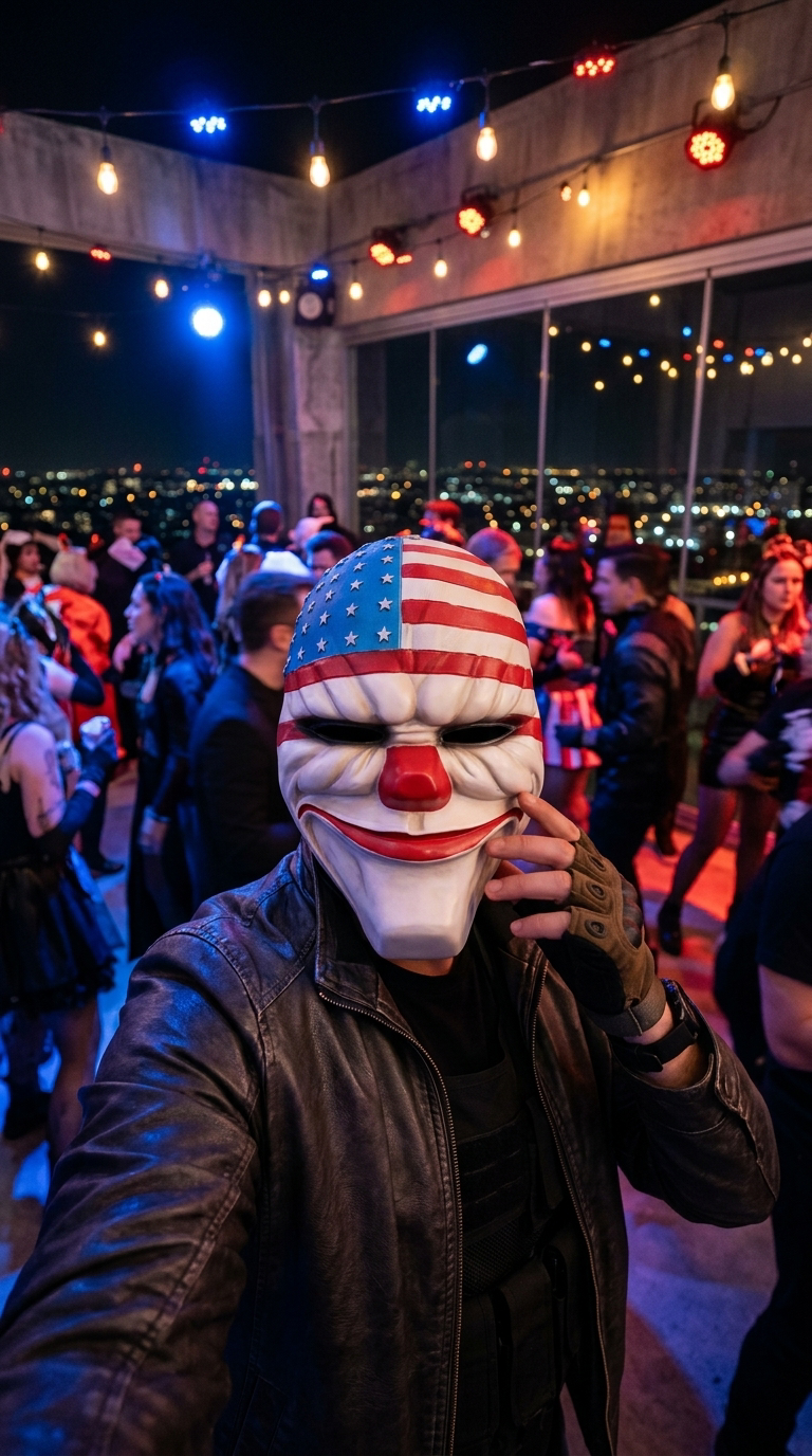 Payday 3 Flag Heist Mask