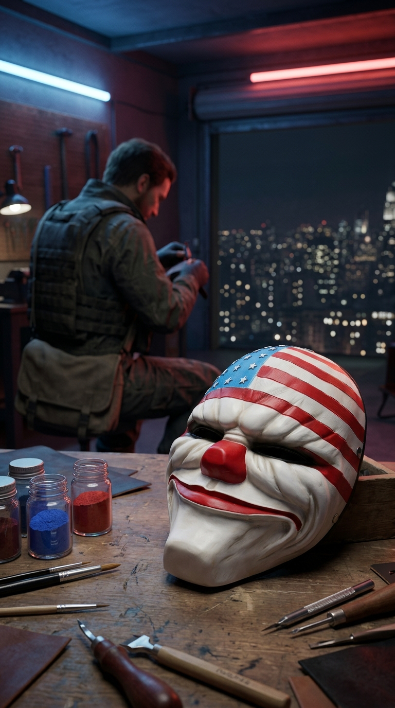 Payday 3 Flag Heist Mask