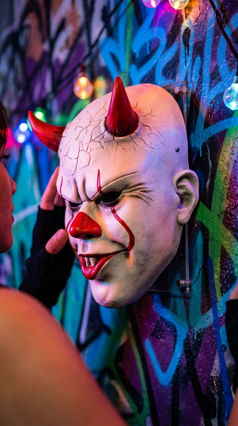 Street Dance Clown Party Mask